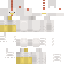 White Minecraft skin texture, 64x64 pixels