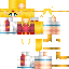 Minecraft skin texture, 64x64 pixels