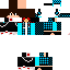 Minecraft skin texture, 64x64 pixels