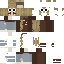Minecraft skin texture, 64x64 pixels