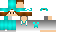 Minecraft skin texture, 64x32 legacy pixels