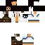 Minecraft skin texture, 64x64 pixels