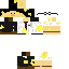 Minecraft skin texture, 64x64 pixels