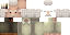 Minecraft skin texture, 64x32 legacy pixels