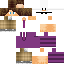 Minecraft skin texture, 64x64 pixels
