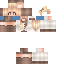 Minecraft skin texture, 64x64 pixels