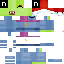 Minecraft skin texture, 64x64 pixels
