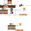 Minecraft skin texture, 64x64 pixels