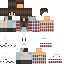 Minecraft skin texture, 64x64 pixels
