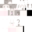 Gray orange Minecraft skin texture, 64x64 pixels