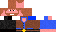 Minecraft skin texture, 64x32 legacy pixels