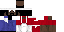 Minecraft skin texture, 64x32 legacy pixels