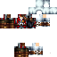 Minecraft skin texture, 64x64 pixels