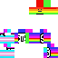 Minecraft skin texture, 64x64 pixels