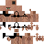 Minecraft skin texture, 64x64 pixels