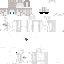 Minecraft skin texture, 64x64 pixels