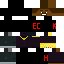 Minecraft skin texture, 64x64 pixels