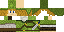 Minecraft skin texture, 64x32 legacy pixels