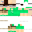 Minecraft skin texture, 64x64 pixels
