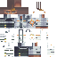Minecraft skin texture, 64x64 pixels