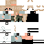 Minecraft skin texture, 64x64 pixels