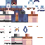 Minecraft skin texture, 64x64 pixels