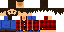 Minecraft skin texture, 64x32 legacy pixels