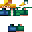 Minecraft skin texture, 64x64 pixels