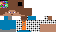 Minecraft skin texture, 64x32 legacy pixels