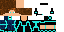 Minecraft skin texture, 64x32 legacy pixels
