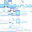 Minecraft skin texture, 64x64 pixels