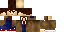 Minecraft skin texture, 64x32 legacy pixels