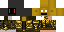 Minecraft skin texture, 64x32 legacy pixels