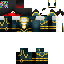Minecraft skin texture, 64x64 pixels