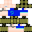 Minecraft skin texture, 64x64 pixels