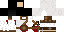 Minecraft skin texture, 64x32 legacy pixels