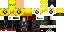 Minecraft skin texture, 64x32 legacy pixels