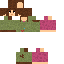 Minecraft skin texture, 64x64 pixels
