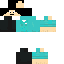 Minecraft skin texture, 64x64 pixels