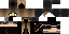 Minecraft skin texture, 64x32 legacy pixels