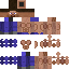 Minecraft skin texture, 64x64 pixels