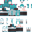 Minecraft skin texture, 64x64 pixels