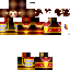 Minecraft skin texture, 64x64 pixels