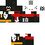 Minecraft skin texture, 64x64 pixels