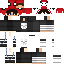 Minecraft skin texture, 64x64 pixels