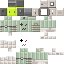 Minecraft skin texture, 64x64 pixels