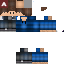 Minecraft skin texture, 64x64 pixels