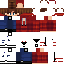 Minecraft skin texture, 64x64 pixels
