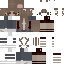 Minecraft skin texture, 64x64 pixels