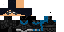 Minecraft skin texture, 64x32 legacy pixels